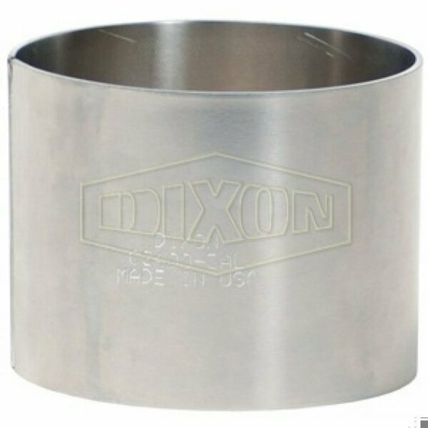 Dixon King Crimp Crimp Sleeve, 2 in Nominal, 2-7/8 L x 0.062 in Thick, 304 SS, Domestic CS200-11SS